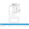 Душевой бокс ERLIT ER4515TP-C3